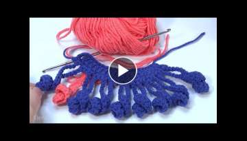 Easy Crochet Edging Idea Spirals