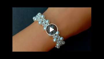 White Pearl Bracelet Making At Home