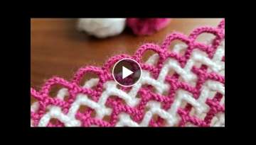Super Easy Crochet Knitting - Inanilmaz Muhteşem Örgü Modeli / Tığ İşi