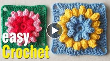 Easy Crochet: How to Crochet a Granny Square for beginners