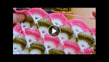 Very Easy Super Knitting Crochet beybi blanket battaniye yelek çanta örgü modeli