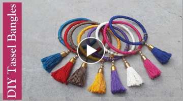 How to make thread bangles at home easy