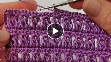 How to DO Crochet Stitch CROCHET LACE STITCH