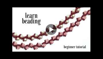 Learn beading. Simple bracelets designs. Beaded bracelets. Beginner beading patterns