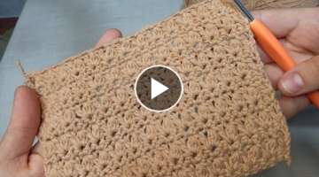 crochet easy knitting model