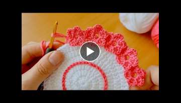 Super Easy Knitting Crochet flomer motif modeli