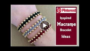 How To Make Macrame Bracelets With Beads