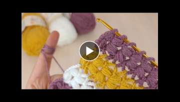 Super Easy Crochet Knitting Blanket