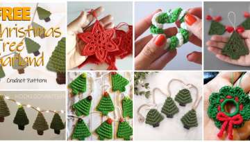 Crochet Christmas Tree Ornament Pattern For Beginners
