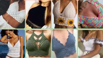 How to make a crochet bustier