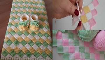 The perfect hook stitches for baby blanket