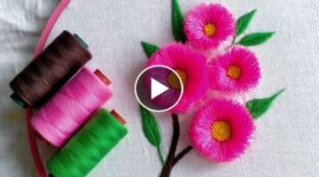 Beautiful Pink 3D Flowers Design for Beginners
