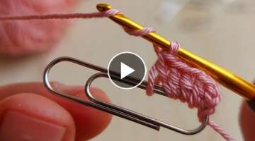 Super Easy Crochet with a Paperclip