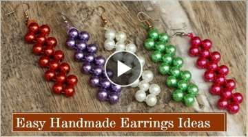 Handmade Pearl Earrings Ideas