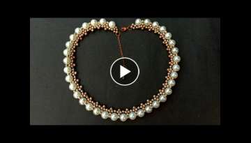 How To Make / Easy Pearl Necklace