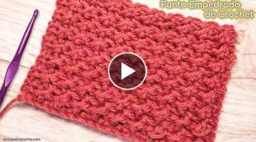 Cómo Tejer el Punto Empedrado de Crochet - Ganchillo Fácil y Paso a Paso