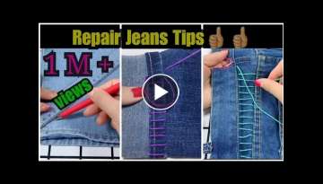 Amazing!! Repair Tips for Jeans
