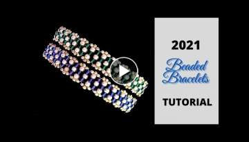 2021 beaded bracelets desgn. beading tutorial
