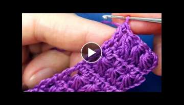 Crochet: How to Crochet Star Puff Stitch.