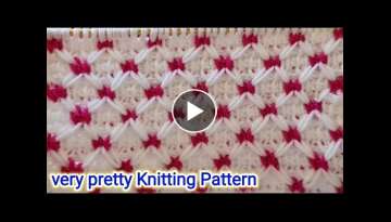Easy Knitting Pattern #293 || two colours knitting design || two colors knitting pattern