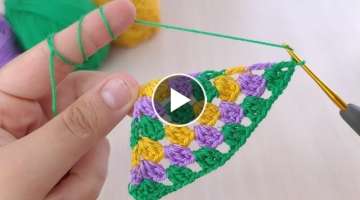Super Easy Crochet Knitting Motif