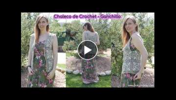 Chaleco Granny Square de Crochet - Ganchillo Paso a Paso Fácil