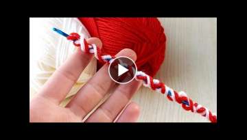 Tunisian crochet easy knitting