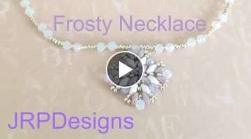 Frosty Necklace Beading Tutorial--Simple Beginner Design