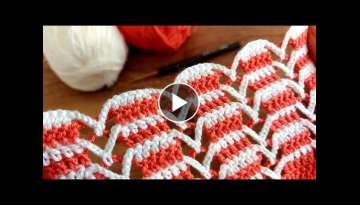 Easy Crochet Knitting Baby Blanket Pattern