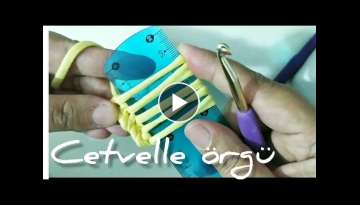 Penye ip , örgü modelleri , Knitting with ruler. What can be made from combed yarn. Cetvelle ö...