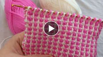 tunisian crochet easy knitting
