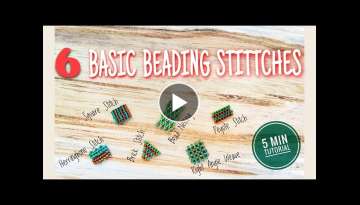 Beading Tutorial: 6 Basic Stitches