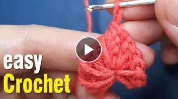 Easy Crochet: How to Crochet a simple Heart for beginners