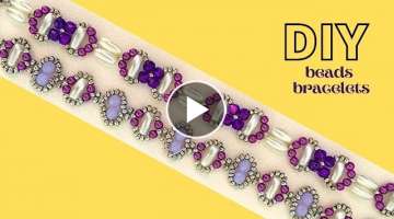 How to make beads bracelets. DIY beaded bracelets. Beading tutorial