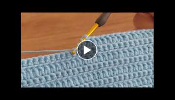 Easy Crochet Baby Blanket Knitting For Beginners... Yapımı Kolay Tığ İşi Battaniye Örgü ...