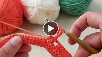 Amazing easy crochet knitting model