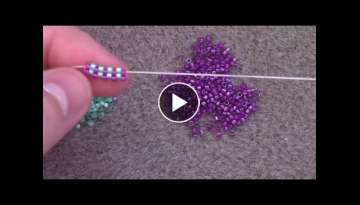 Learn the Odd Count Peyote Stitch - A Beginner Beading Tutorial by Aura Crystals