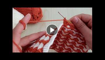 How to easy reversible crochet pattern knitting
