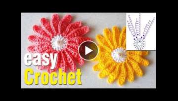 Crochet: How to Crochet a Daisy Flower