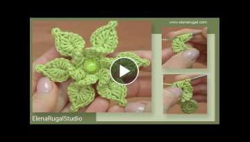 Crochet 3D FLOWER PATTERN