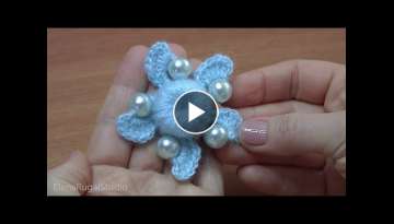 Crochet Starfish with Beads