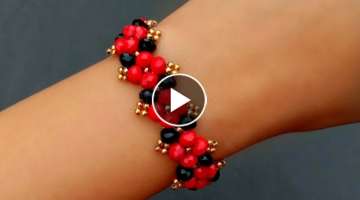 How To Make / Beautiful Crystal Bracelet