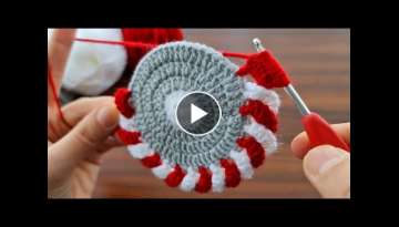 Super Easy Crochet Knitting Motif - Bu Motif Çok Şahane Oldu Tığ İşi Örgü Motif Yapımı