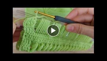Super Easy Crochet Knit - Cetvel Kullanarak Yapılan Tığ İşi Çok Farklı Örgü Modeli