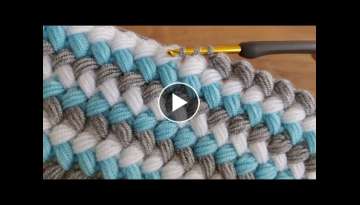 Easy Crochet Baby Blanket Zigzag Spike Pattern For Beginners - Harika tığ işi bebek battaniye ...
