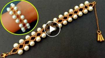 How To DIY Pearl Bracelet