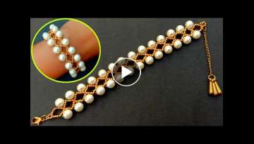 How To DIY Pearl Bracelet