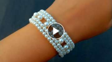 How To Make Pearl Beaded Bracelet