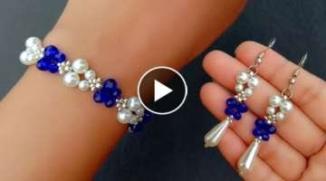 Butterfly Bracelet / Easy Beaded Bracelet & Earrings Tutorial