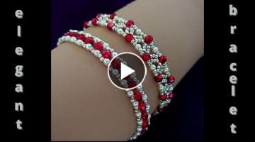 Jewelry making. How to make bracelets. Easy beading tutorial